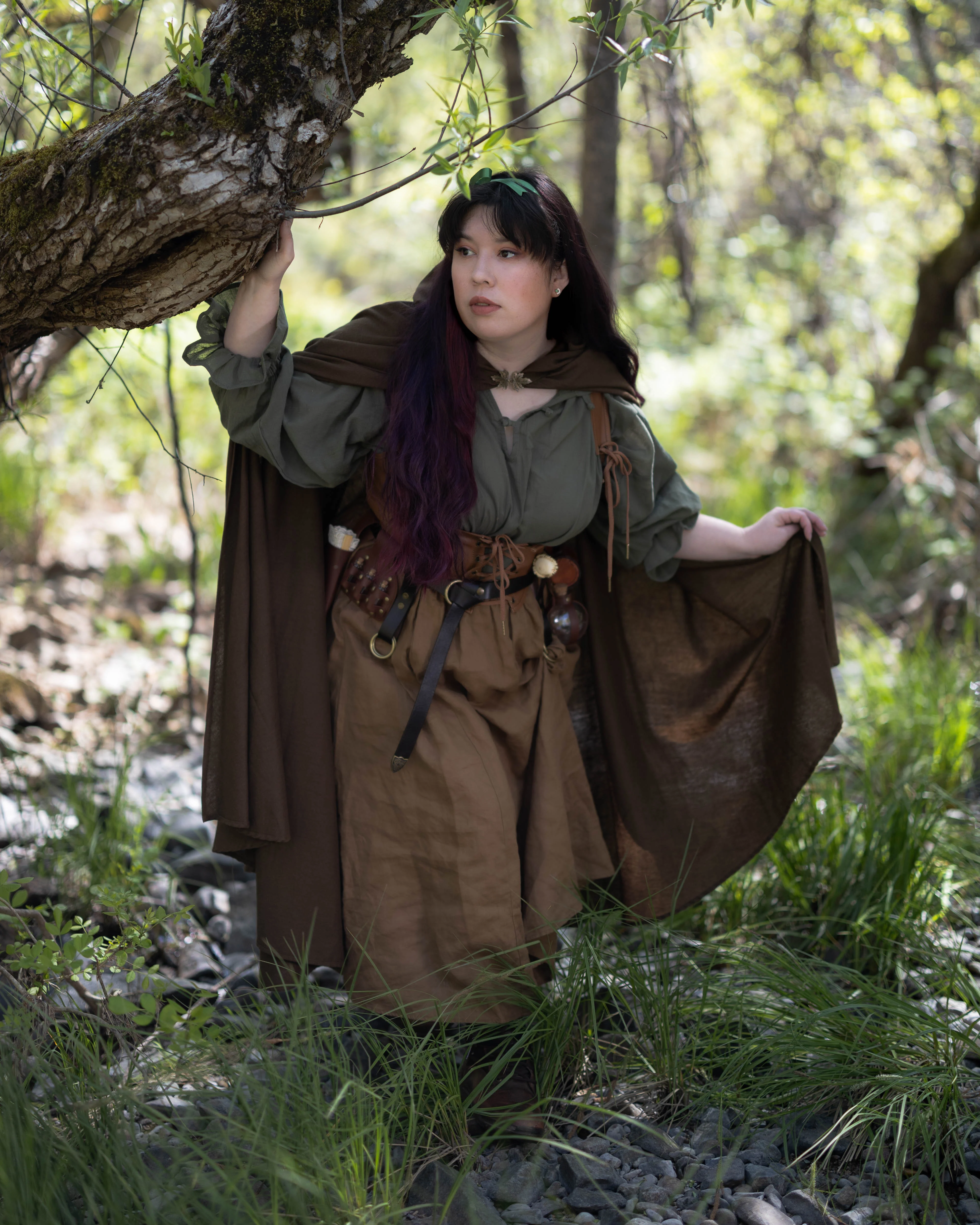Linen Renaissance Cloak - Image 21
