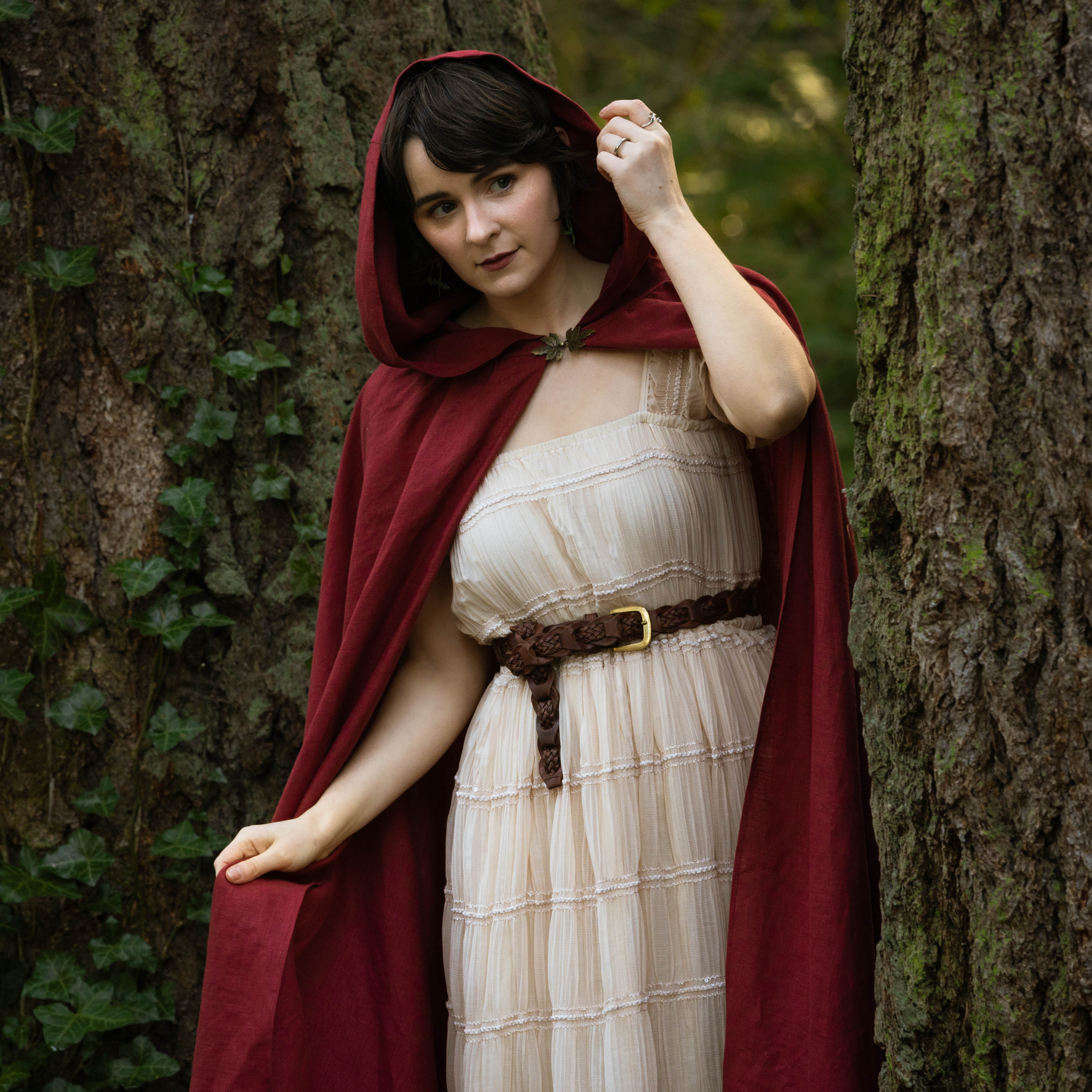 Linen Renaissance Cloak - Image 28